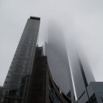 New York versinkt in den Wolken